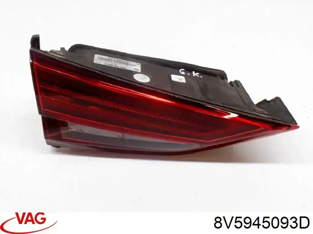 8V5945093D VAG Ліхтар задній лівий, внутрішній