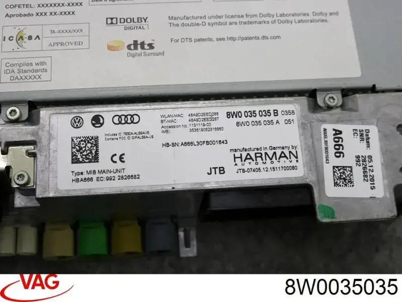  VAG 8W0035035