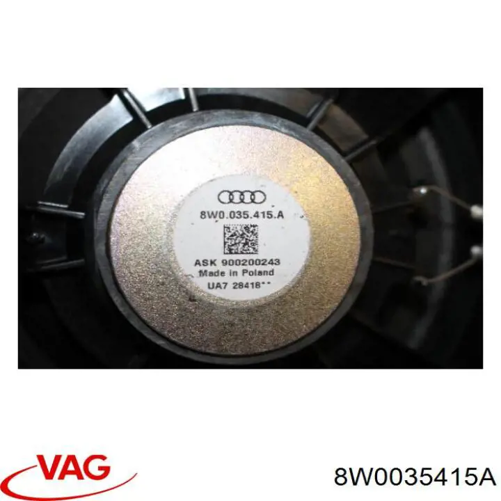 Купити 8W0035415A VAG Динамік передньої двері