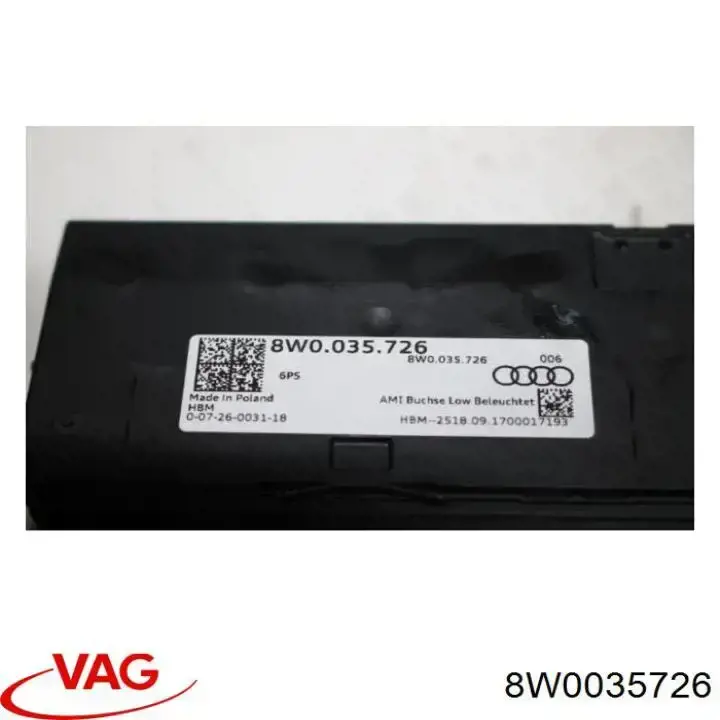  VAG 8W0035726