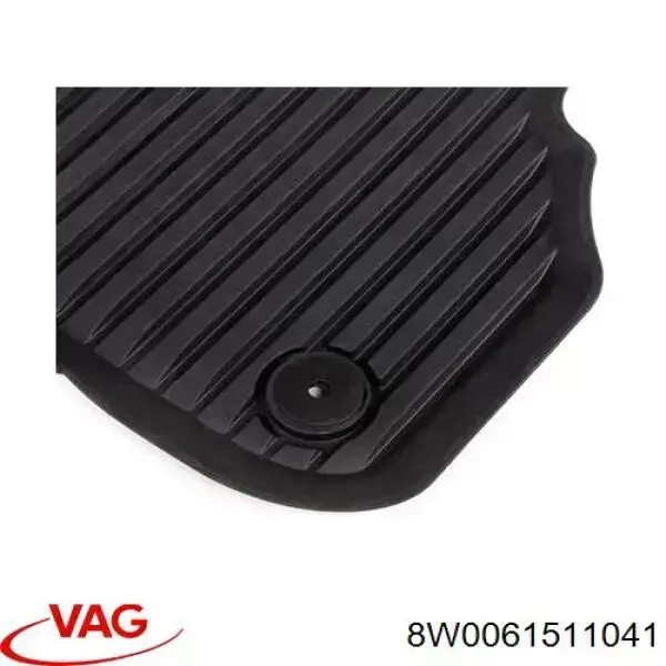 Килимок задній, комплект 2 шт. VAG 8W0061511041 ціна, від 66.59 USD
