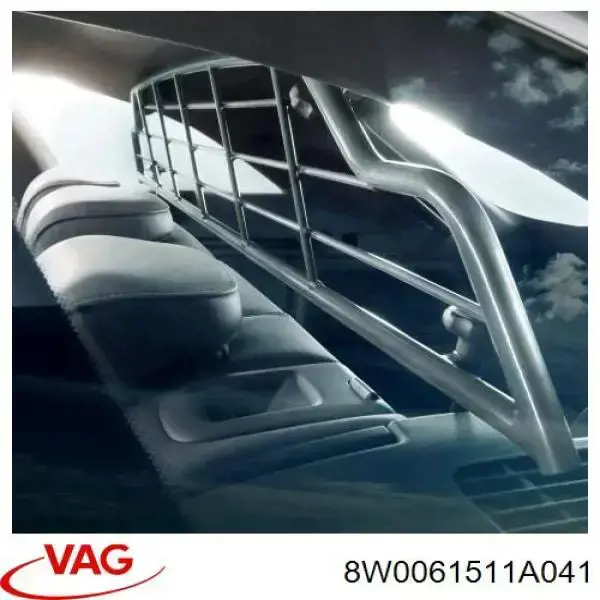 Килимок задній, комплект 2 шт. 8W0061511A041 VAG