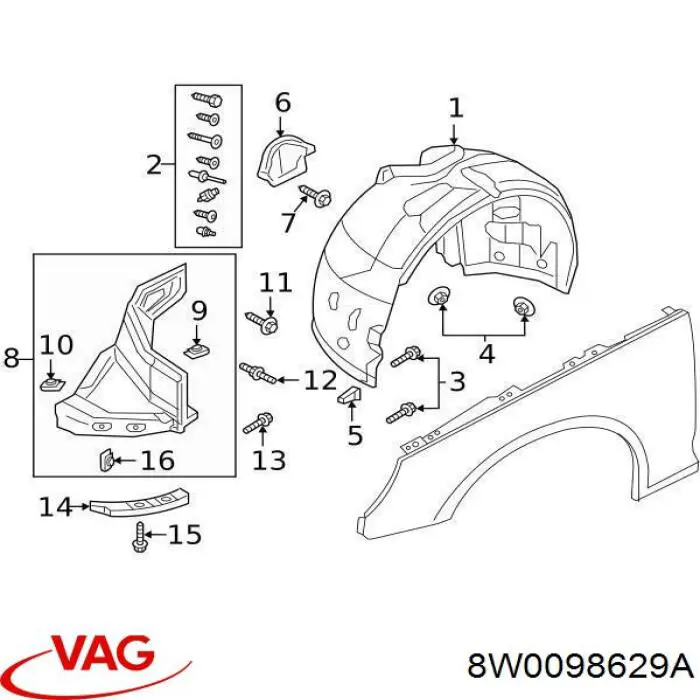 8W0098629A VAG 