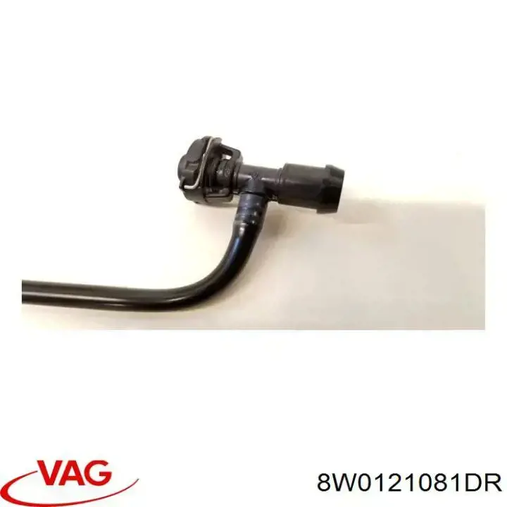 Шланг розширювального бачка, верхній 8W0121081DR VAG