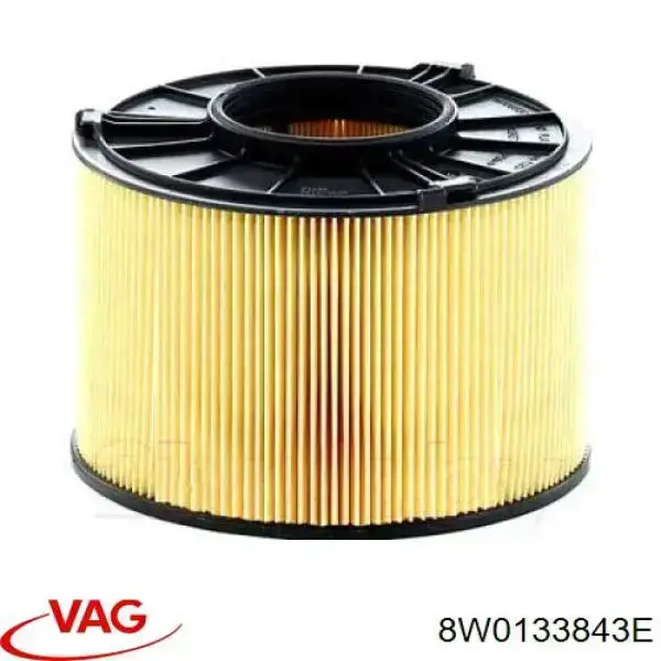 Купити 8W0133843E VAG Автомобільний фільтр повітря