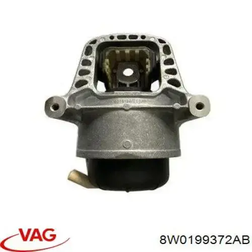 8W0199372AB VAG подушка (опора двигуна, права)