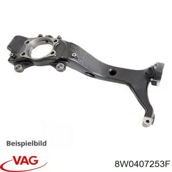 Цапфа поворотна ліва VAG 8W0407253F ціна, від 240.72 USD