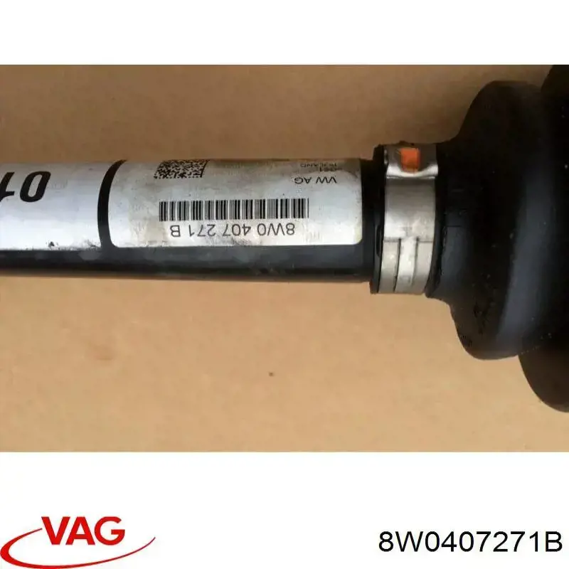 Купити 8W0407271B VAG Вісь передня в зборі