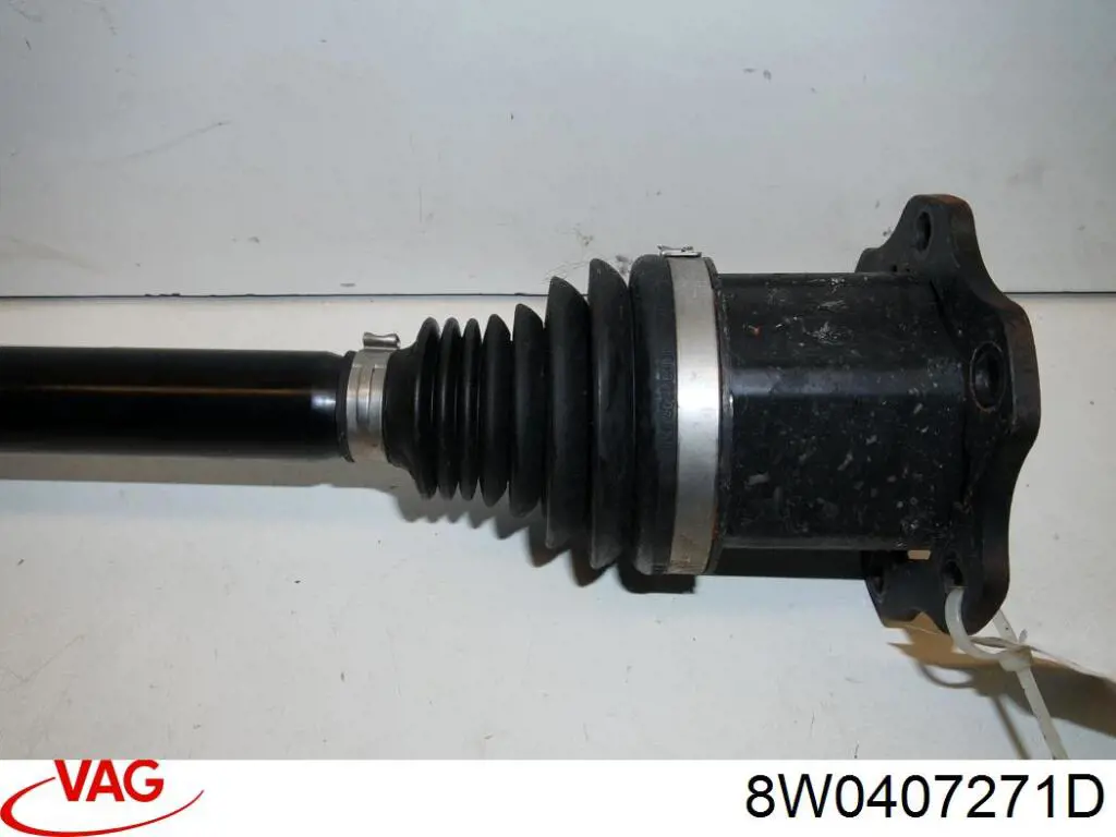 Купити 8W0407271D VAG Вісь передня в зборі
