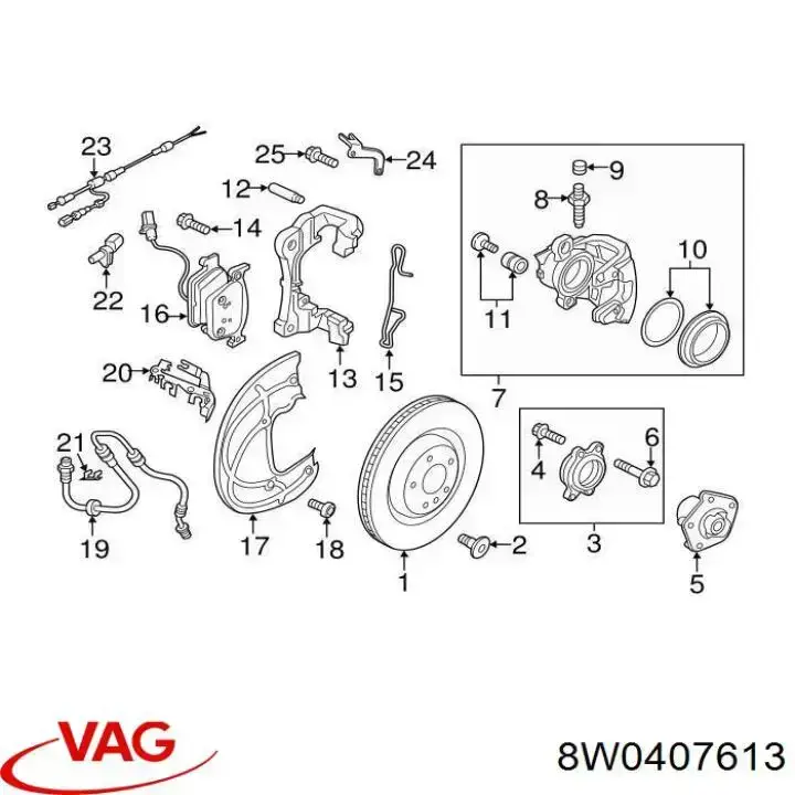 Передня маточина 30109235 AND