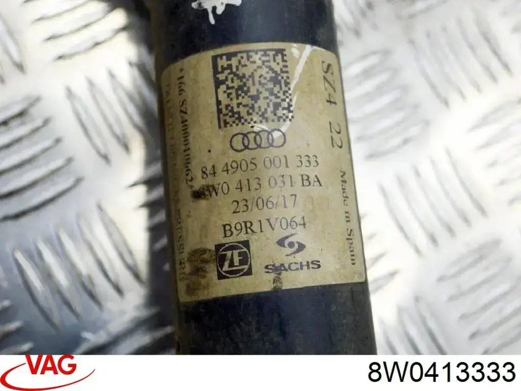 Опора амортизатора переднього 8W0413333 VAG