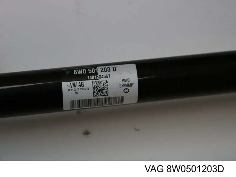 Піввісь задня 8W0501203D VAG