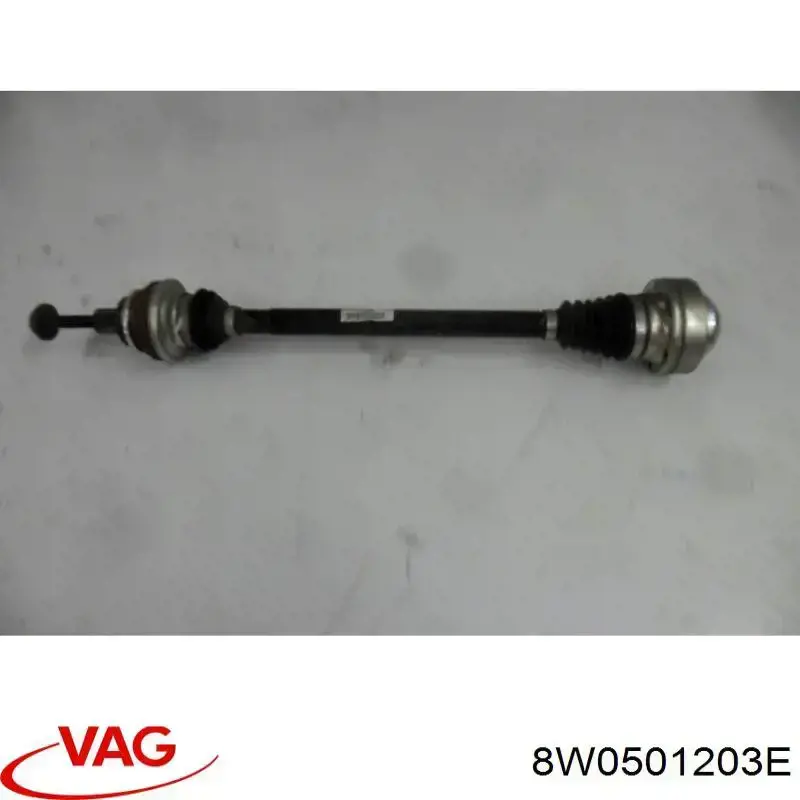 Піввісь задня, ліва VAG 8W0501203E