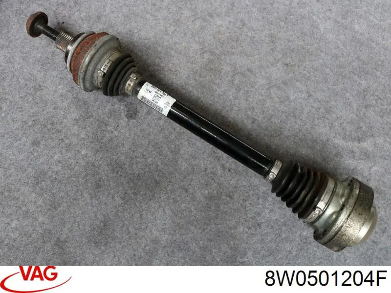 Купити 8W0501204F VAG Піввісь задня, права
