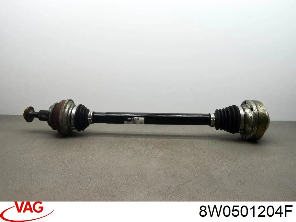 Піввісь задня, права VAG 8W0501204F ціна, від 95.23 USD