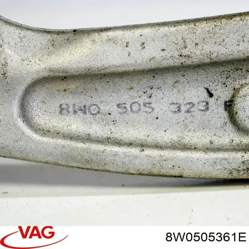 Важіль задньої підвіски нижній, лівий 8W0505361E VAG