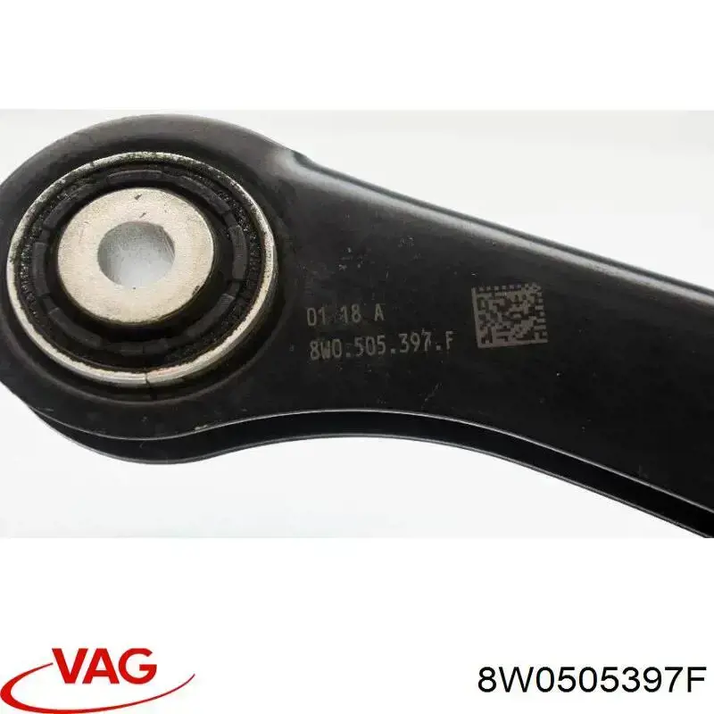 Важіль задньої підвіски верхній, лівий 8W0505397F VAG