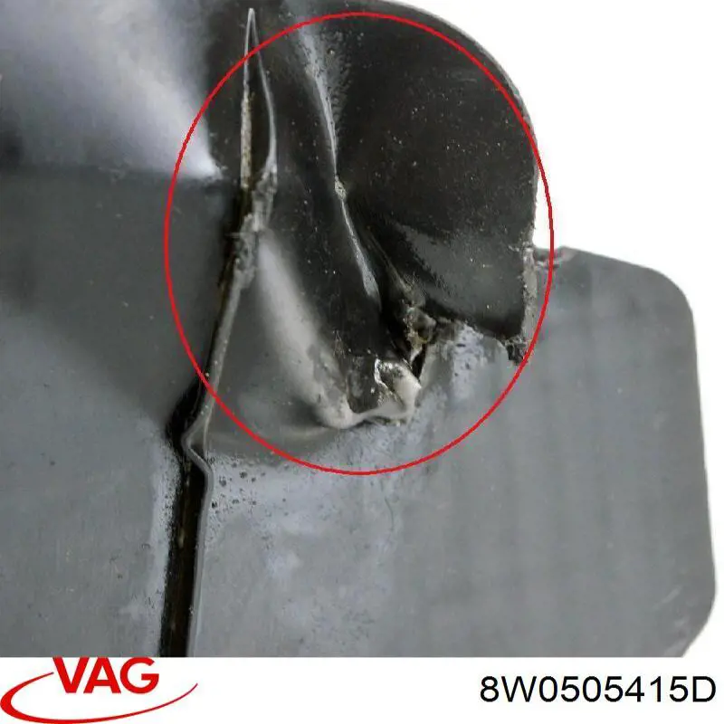 8W0505415D VAG Захист заднього нижнього важеля