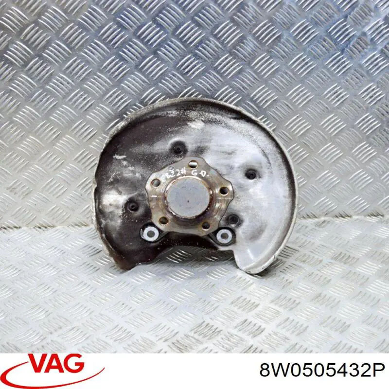 8W0505432P VAG Цапфа поворотна права