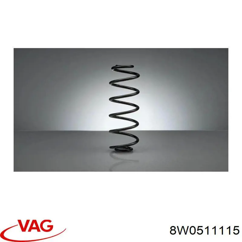 8W0511115 VAG Пружина підвіски задня