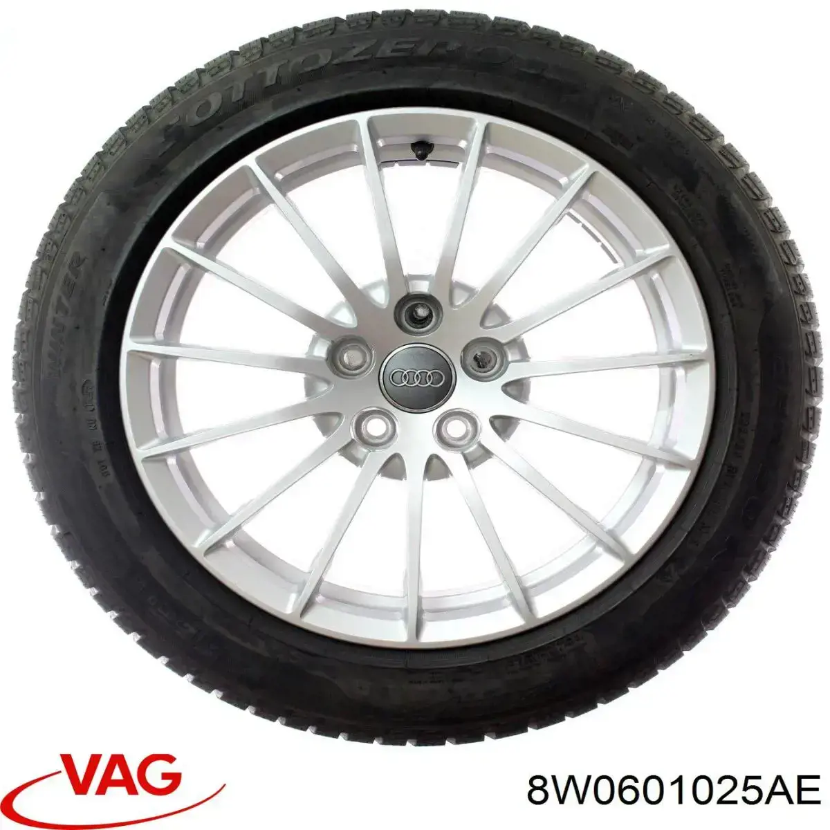 8W0601025AE VAG Диски колісні литі (легкосплавні, титанові)