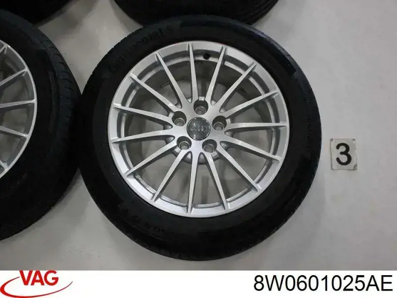 Диски колісні литі (легкосплавні, титанові) VAG 8W0601025AE ціна, від 819.92 USD