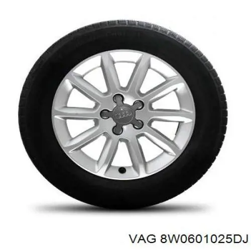 Купити 8W0601025DJ VAG Диски колісні литі (легкосплавні, титанові)