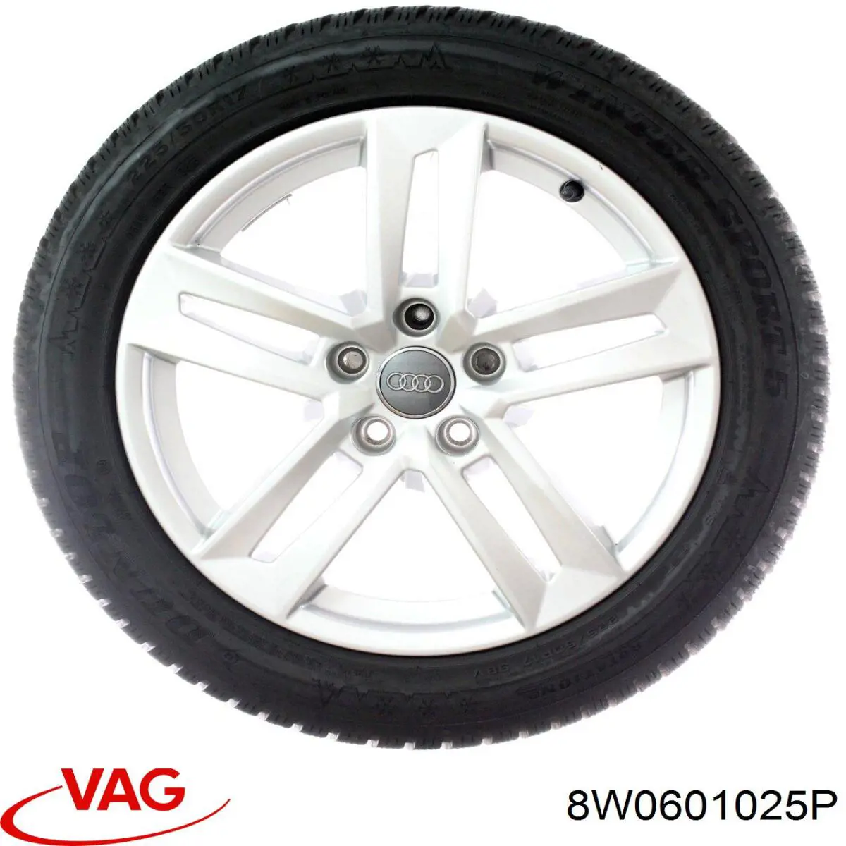 Купити 8W0601025P VAG Диски колісні литі (легкосплавні, титанові)