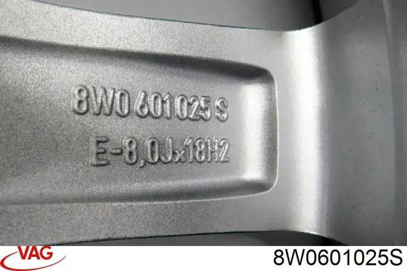 Купити 8W0601025S VAG Диски колісні литі (легкосплавні, титанові)