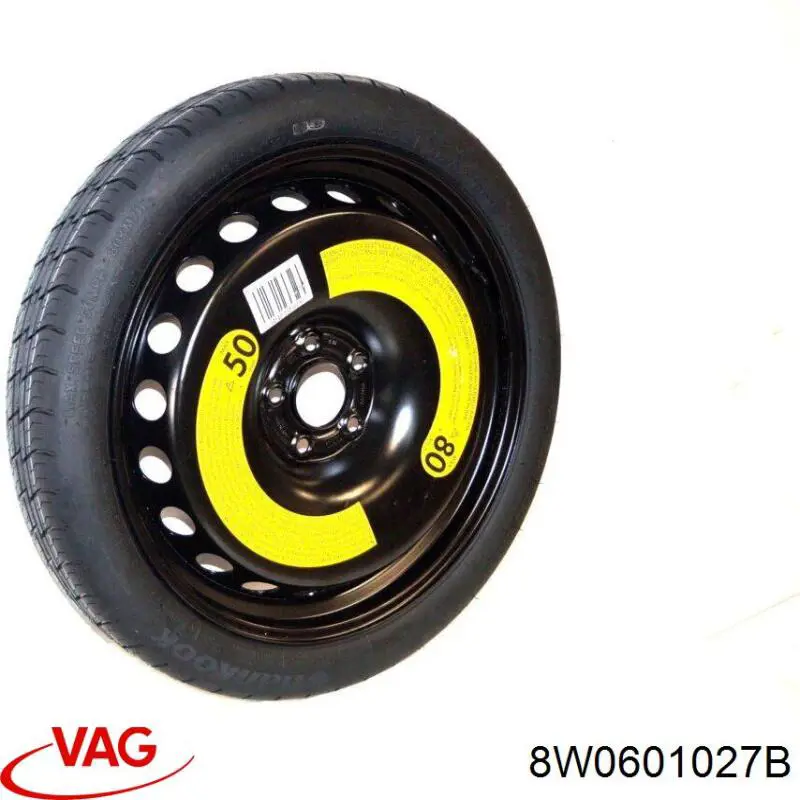 Докатка, аварійне запасне колесо VAG 8W0601027B ціна, від 126.69 USD