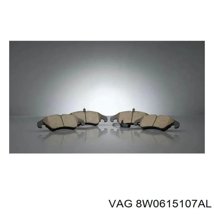 Супорт гальмівний передній лівий VAG 8W0615107AL ціна, від 1405.14 USD