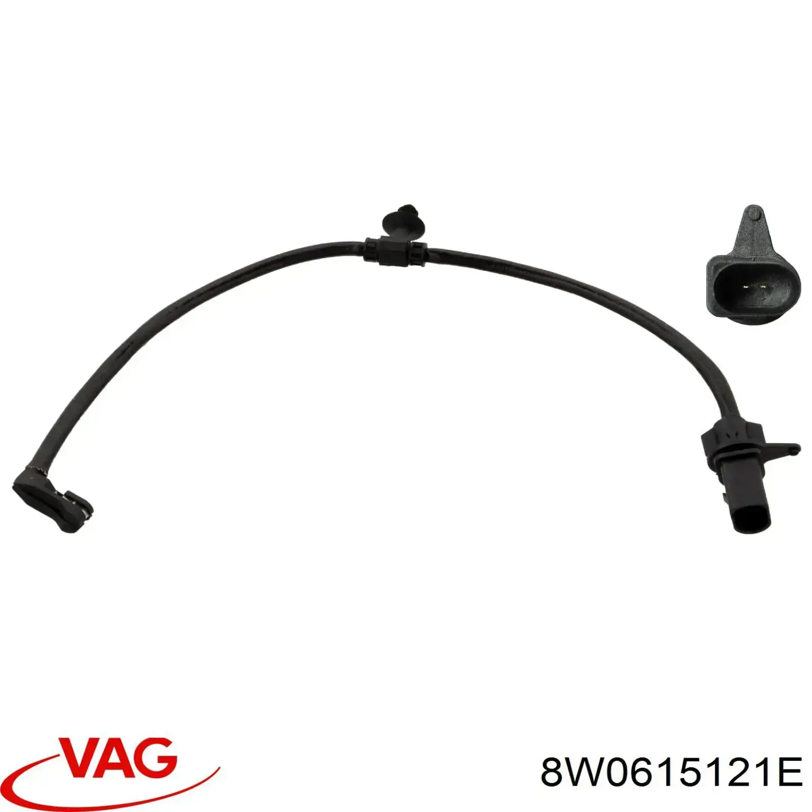 8W0615121E VAG Датчик зносу гальмівних колодок, задній