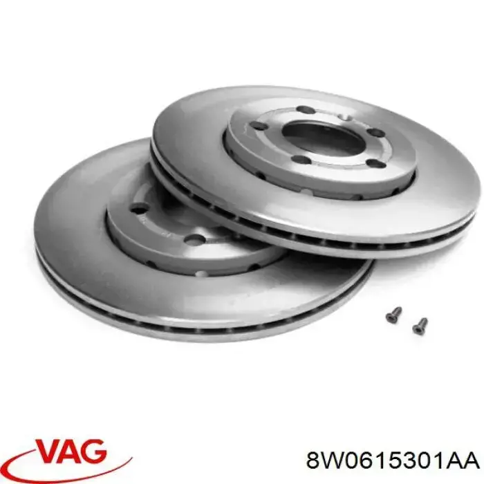 Диск переднього гальма VAG 8W0615301AA ціна, від 96.91 USD
