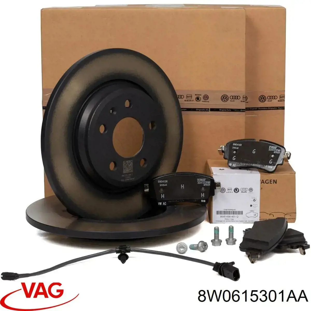 Купити 8W0615301AA VAG Ротор гальмівний