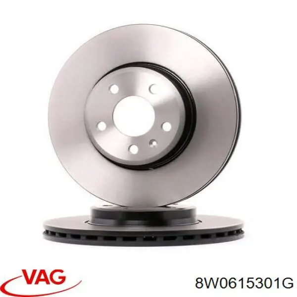 8W0615301G VAG диск гальмівний передній