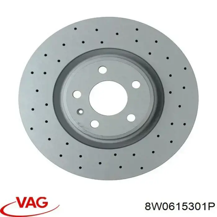 Диск переднього гальма VAG 8W0615301P ціна, від 19.00 USD