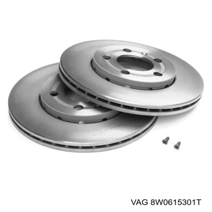 Гальмівні диски передні 8W0615301T VAG