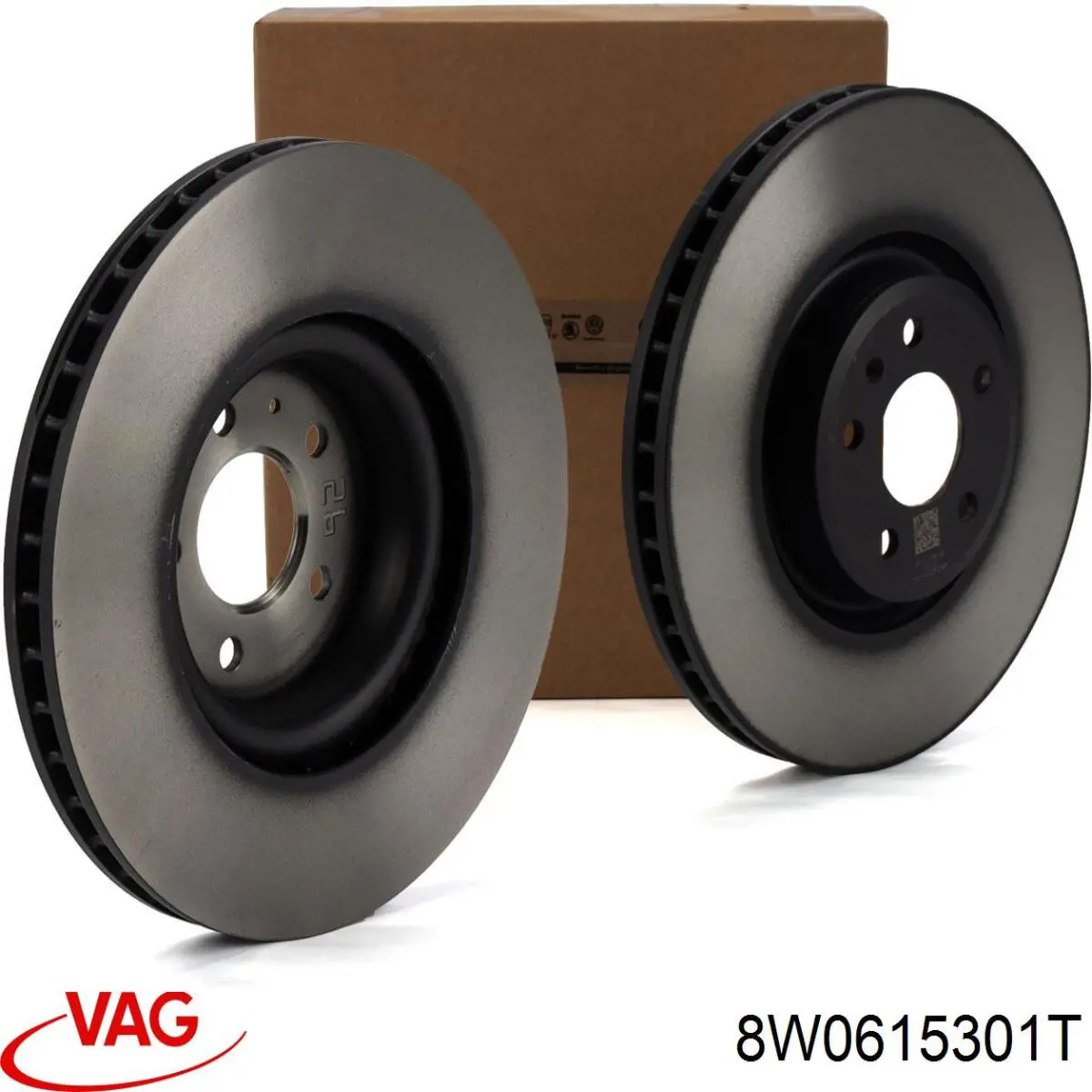 Диск гальмівний передній VAG 8W0615301T
