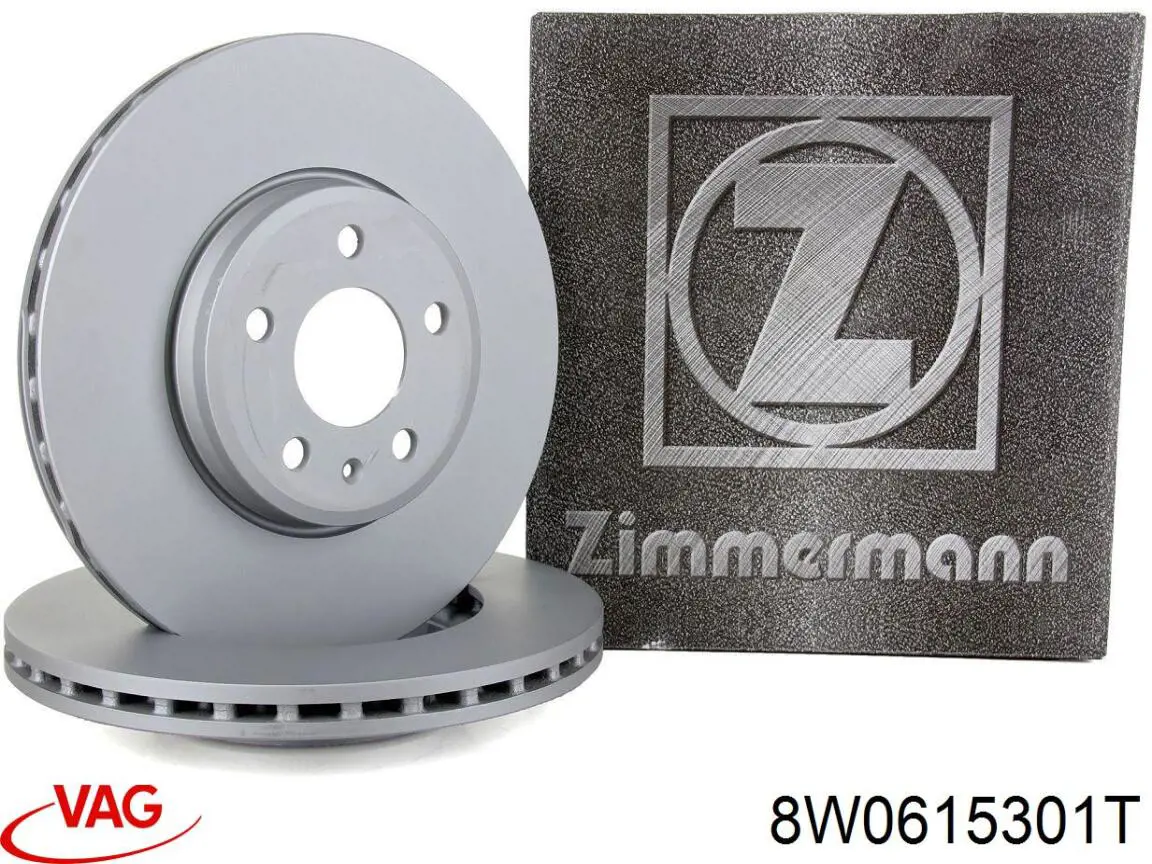 8W0615301T VAG Гальмо дискове переднє