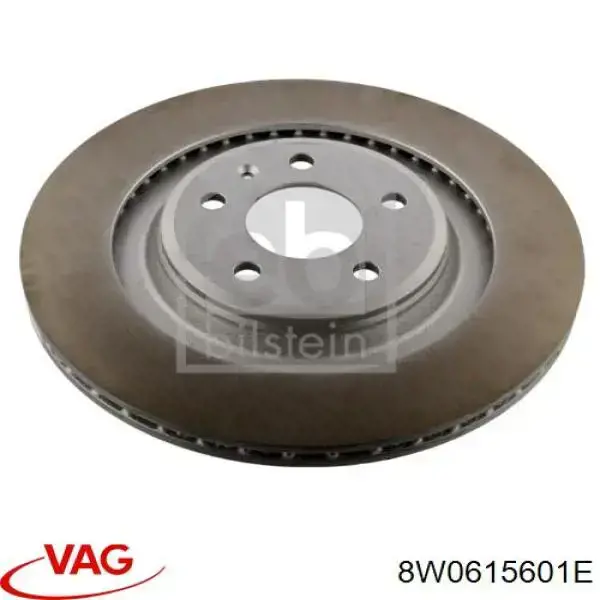 8W0615601E VAG диск гальмівний задній