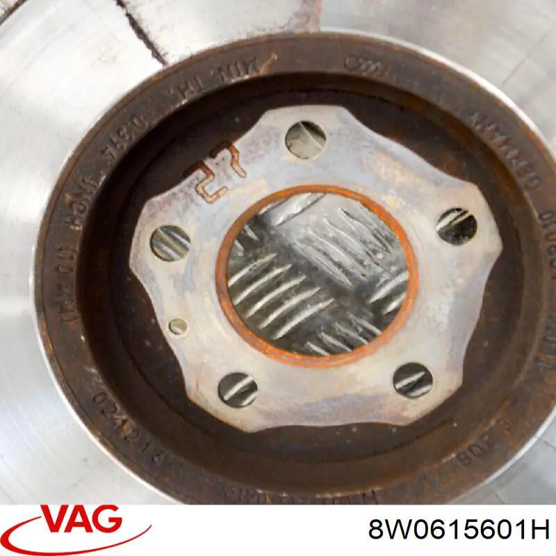 Купити 8W0615601H VAG Диск заднього гальма