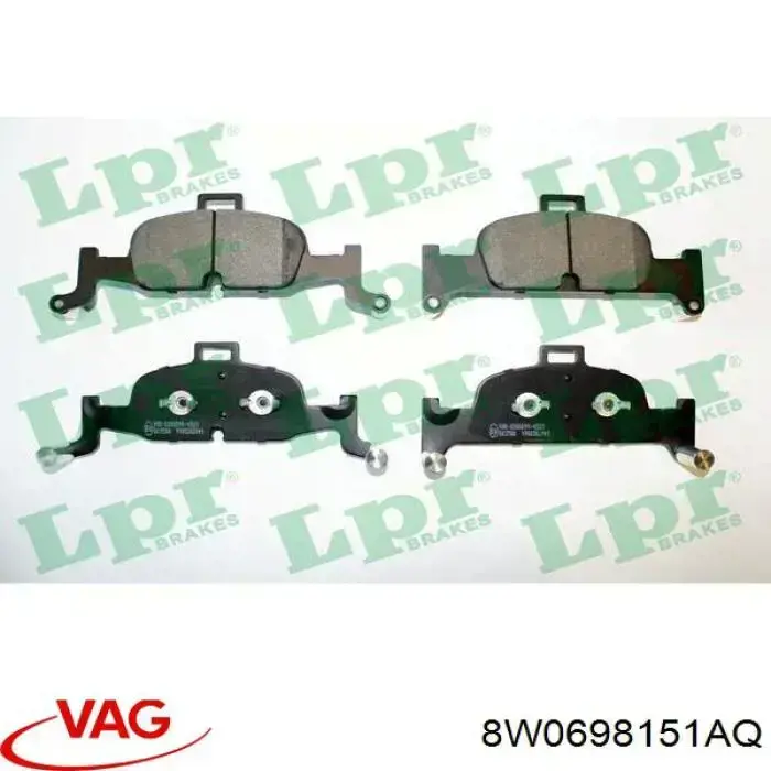 Тормозні колодки VAG 8W0698151AQ