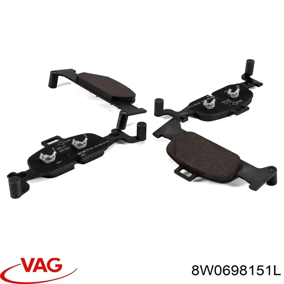 Тормозні колодки VAG 8W0698151L