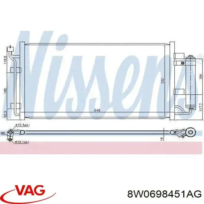 Задні гальмівні колодки VAG 8W0698451AG ціна, від 61.56 USD