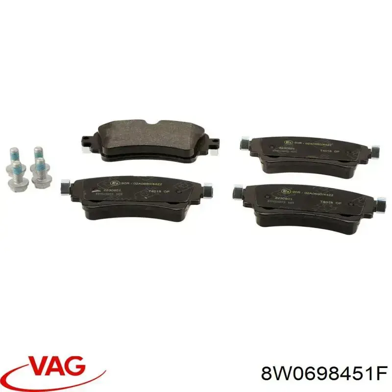 Задні дискові колодки VAG 8W0698451F