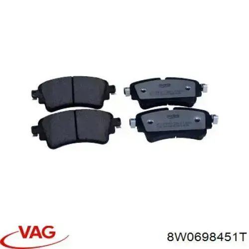 Задні гальмівні колодки 8W0698451T VAG