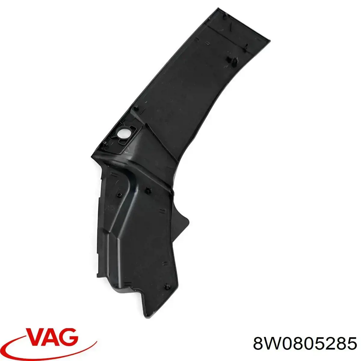 Вія (накладка) лівої фари 8W0805285 VAG