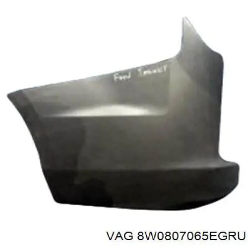 8W0807065EGRU VAG Бампер передній в зборі