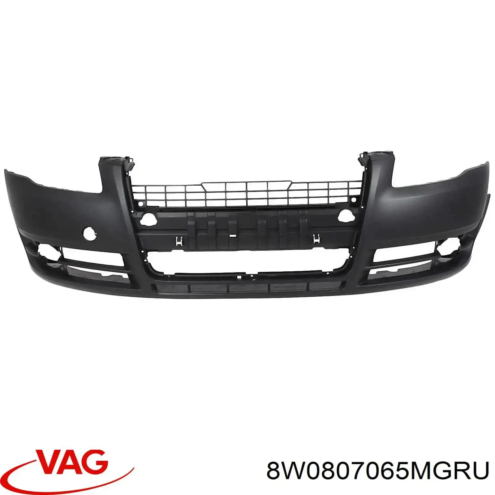 8W0807065MGRU VAG Бампер передній в зборі