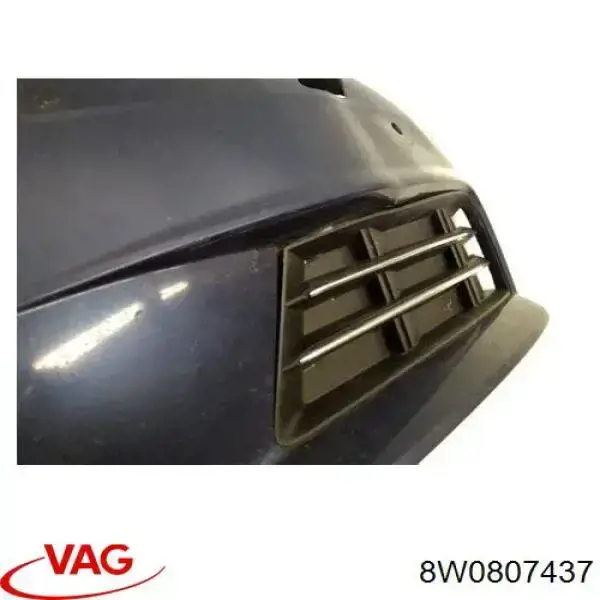 Передній бампер 8W0807437 VAG
